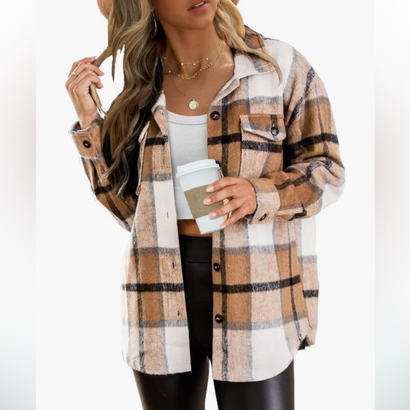 Jackets & Blazers - Women’s Fall Flannel Shacket